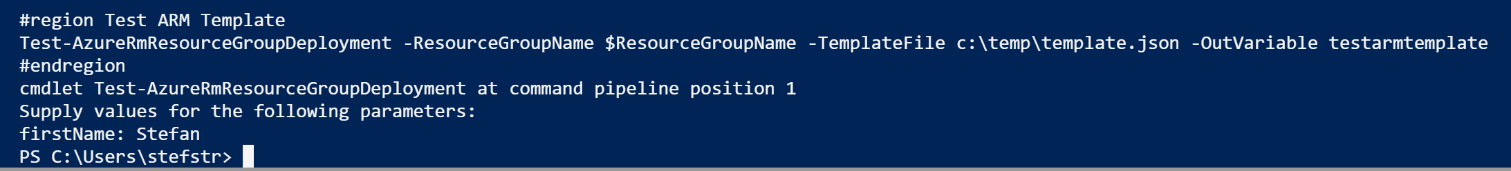 Testing Azure Resource Manager Template Functions Stefan Stranger s Blog